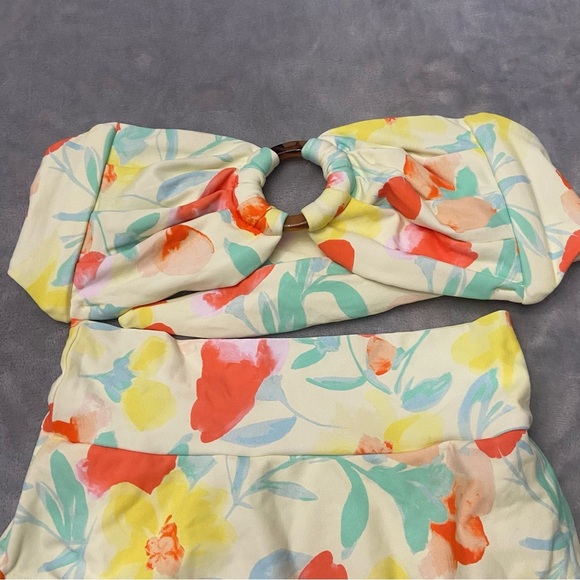 New! SET Montce Helena Floral High Rise Bikini Bottom and Tori top 27750 - Picture 7 of 14